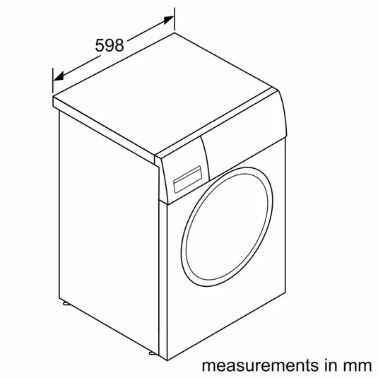 Bosch Series 2, Washing machine, front loader, 8 kg, 1400 rpm