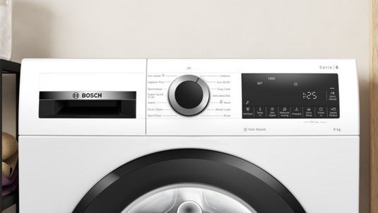 Bosch Series 6, Washing machine, front loader, 9 kg, 1400 rpm