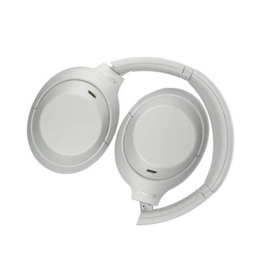 Sony WH-1000XM4C Noise Cancelling Wireless Over Ear Headphones, Platinum Silver