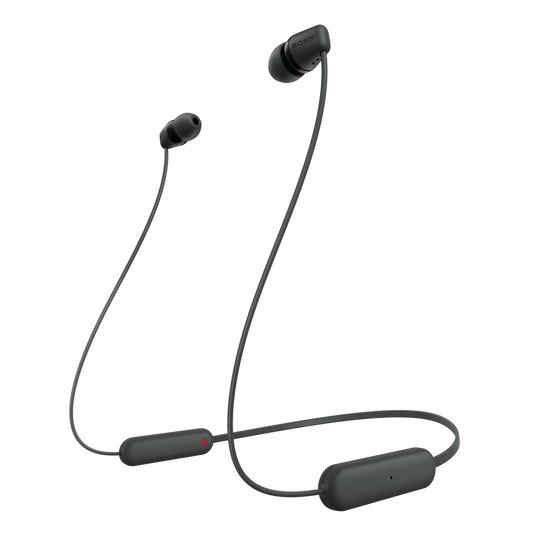 Sony WI-C100 Wireless In-Ear Headphones, Black