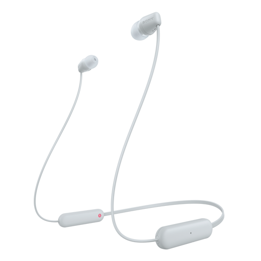 Sony WI-C100 Wireless In-Ear Headphones, White