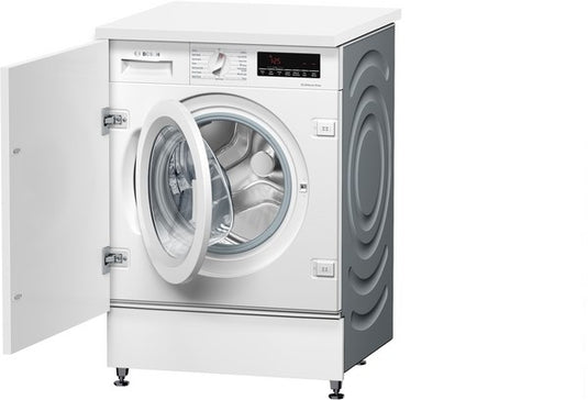 Bosch Series 8, Built-in washing machine, 8 kg, 1400 rpm