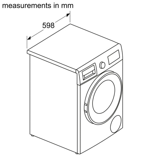 Bosch Series 4, Washer dryer, 8/5 kg, 1400 rpm