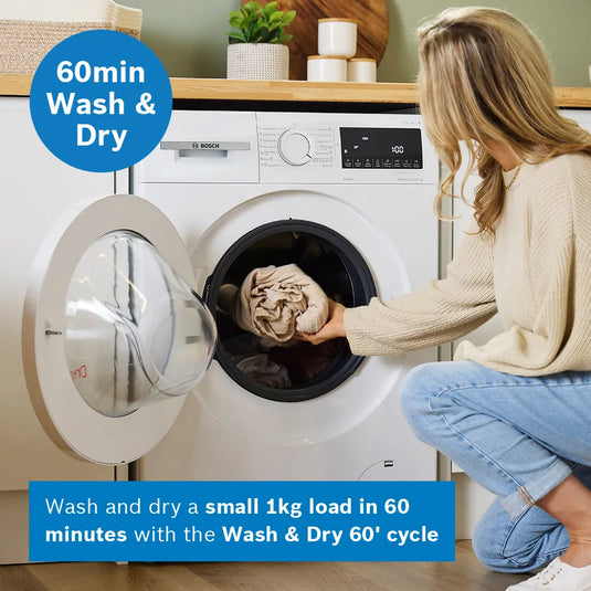 Bosch Series 4, Washer dryer, 9/5 kg, 1400 rpm