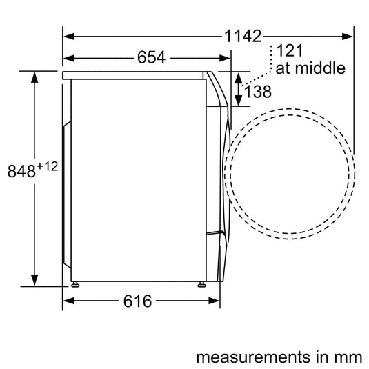 Bosch Series 8, Washer dryer, 10.5/6 kg, 1400 rpm