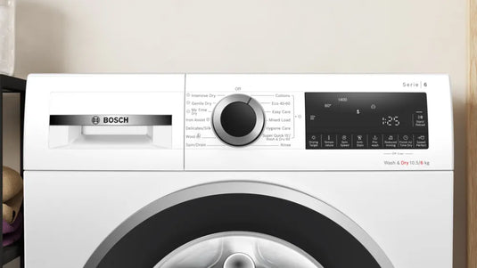 Bosch Series 6, Washer dryer, 10.5/6 kg, 1400 rpm