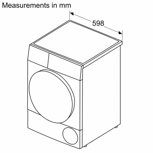 Bosch Series 6, Condenser tumble dryer, 8 kg