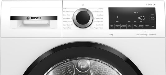 Bosch Series 6, Heat pump tumble dryer, 9 kg