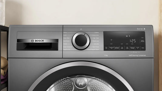 Bosch Series 6, Heat pump tumble dryer, 9 kg