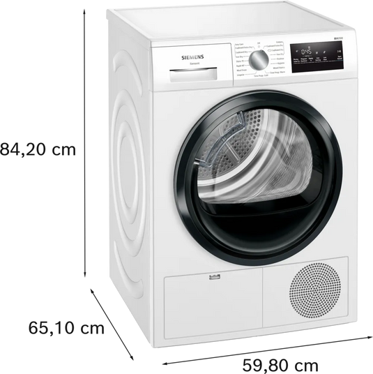 Siemens iQ300, Condenser tumble dryer, 8 kg