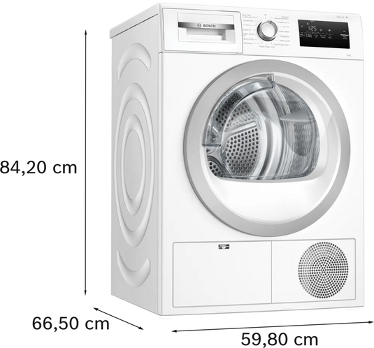 Bosch Series 4, Condenser tumble dryer, 8 kg