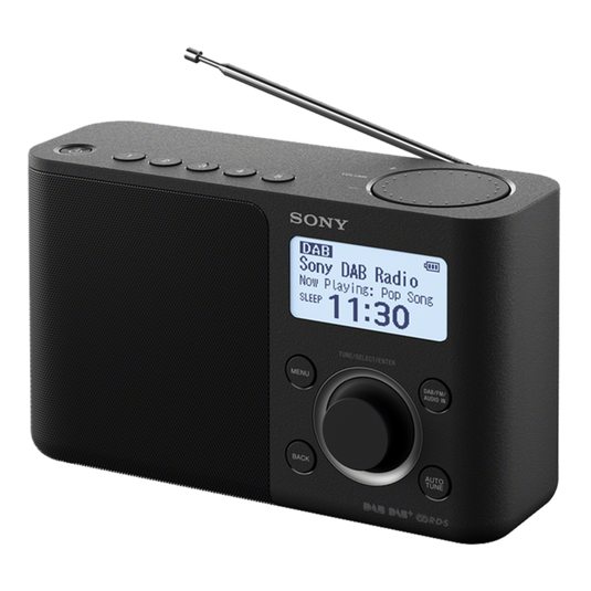 Sony XDR-S61D Portable DAB/DAB+ Radio, Black