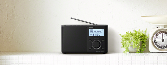 Sony XDR-S61D Portable DAB/DAB+ Radio, Black