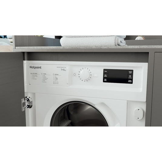 Hotpoint BIWDHG75148 UK N Integrated Washer Dryer