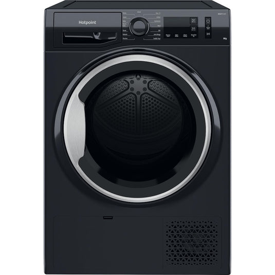 Hotpoint Crease Care NT M11 82BSK UK 8kg Heat Pump Tumble Dryer - Black