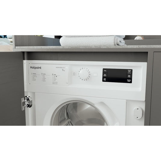 Hotpoint BI WMHG 71484 UK N Integrated Washing Machine - White