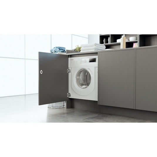 Hotpoint BI WMHG 71484 UK N Integrated Washing Machine - White