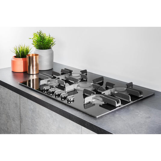 Hotpoint FTGHG 751 D/H BK Gas Hob - Black