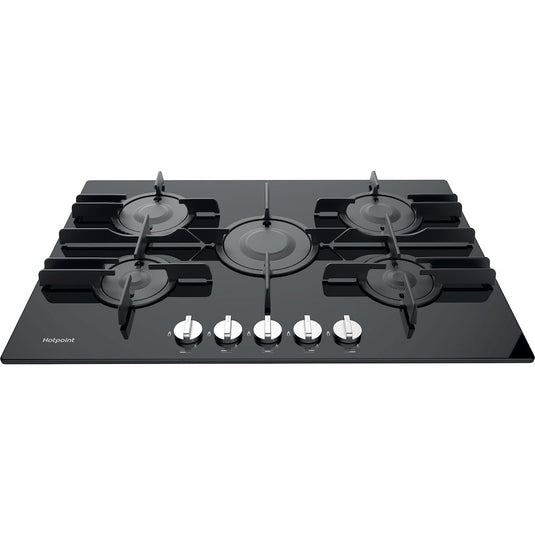 Hotpoint FTGHG 751 D/H BK Gas Hob - Black