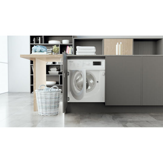 Hotpoint BI WMHG 71484 UK N Integrated Washing Machine - White