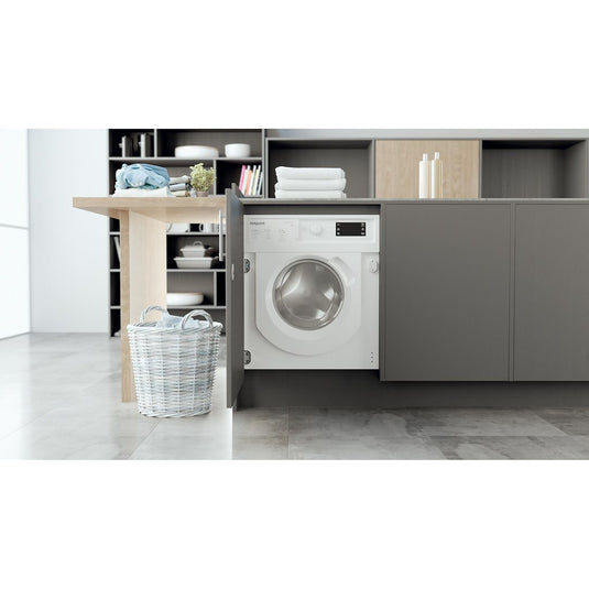 Hotpoint BI WMHG 71484 UK N Integrated Washing Machine - White