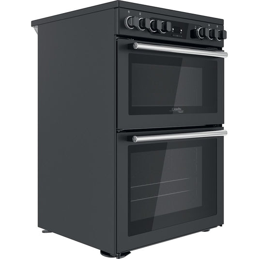 Hotpoint CD67V9H2CA/UK Electric Freestanding 60cm Double Cooker - Dark Grey