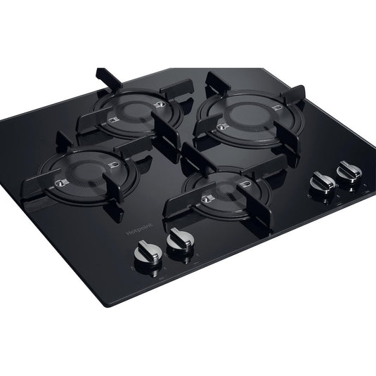 Hotpoint FTGHG 641 D/H BK Gas Hob - Black