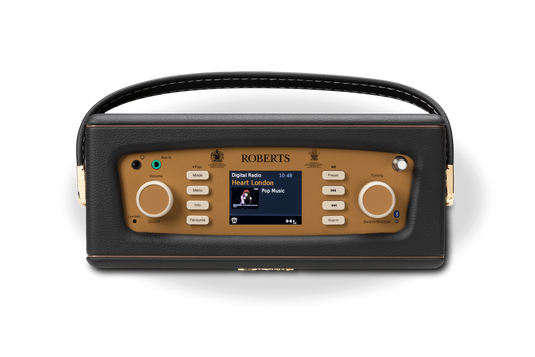 Roberts Revival RD70 DAB/DAB+/FM Radio with Bluetooth, Black