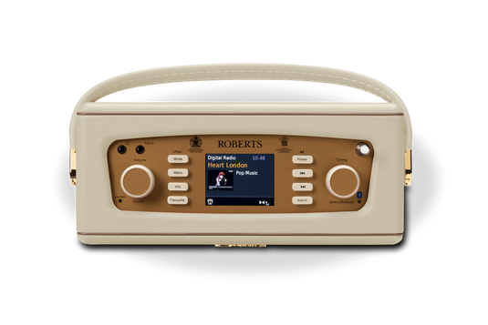 Roberts Revival RD70 DAB/DAB+/FM Radio with Bluetooth, Pastel Cream