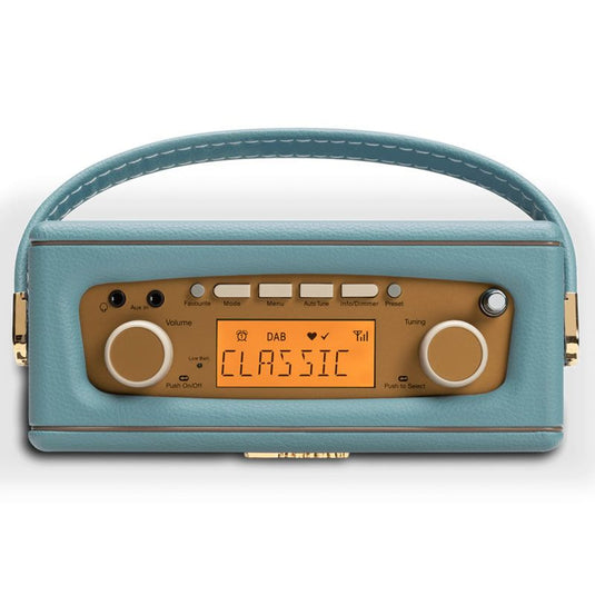 OPEN-BOX RENEWED - Roberts Revival Uno DAB/DAB+/FM radio with Bluetooth, Duck Egg