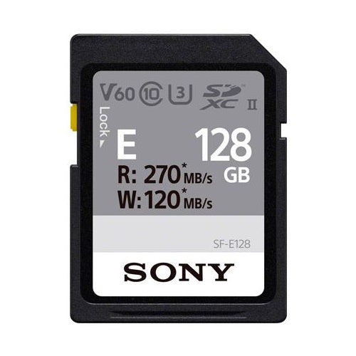 Sony SF-E128A 128GB SF-E Series UHS-II SD Memory Card (Copy)